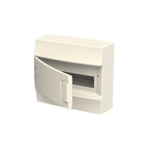 ABB MISTRAL41W CAJA SUPERF. 12M, PU. OPACA